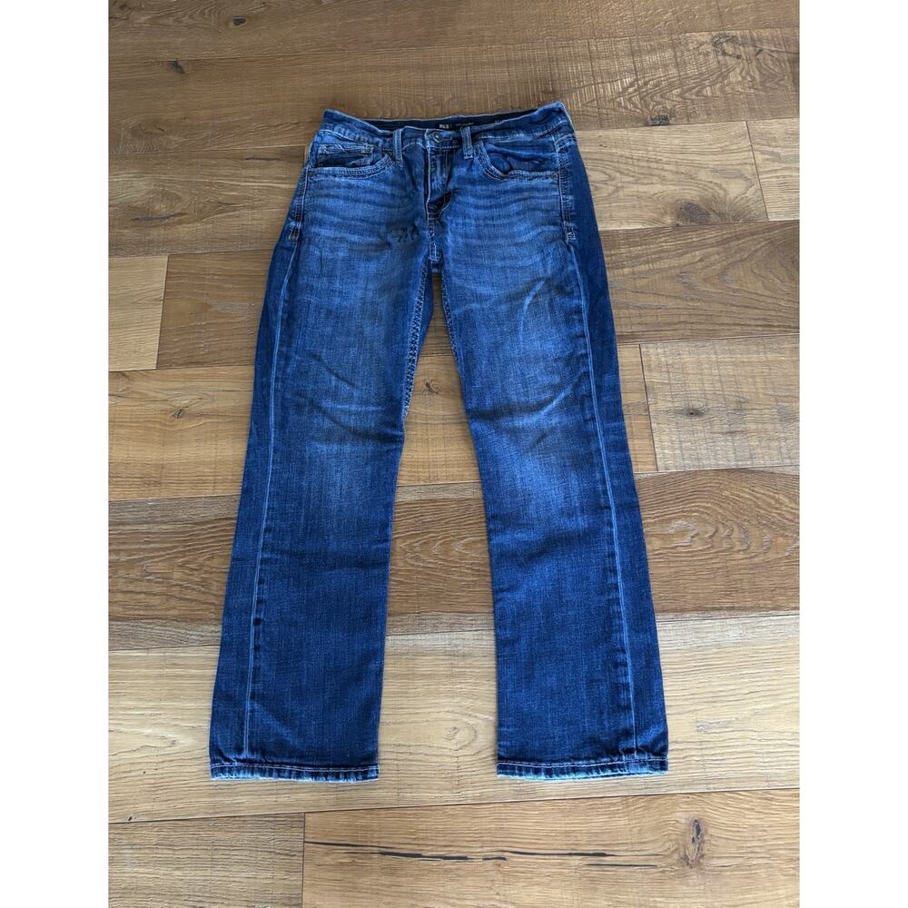 Buckle BKE Jake Bootcut Distressed Medium Wash Jeans 32x30 HeavyStitch Western